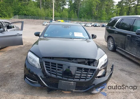 2017 Mercedes-Benz S 550 4Matic из США, поврежденный, VIN WDDUG8FB8HA295932